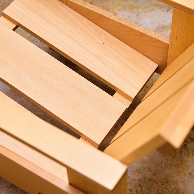 Child Wood Armchair Crate attributed to Rietveld attributed to Rietveld, 2005 For Sale - Image 17 of 18