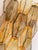 Mid-Century Modern Contemporary Amber and Fumè “Poliedri” Murano Glass Wall Sconce in Venini Style For Sale - Image 3 of 7