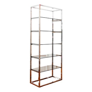 Vintage Chrome Shelf, 1970s For Sale