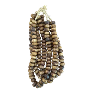 Vintage Cluster of African Brown Clay Beads