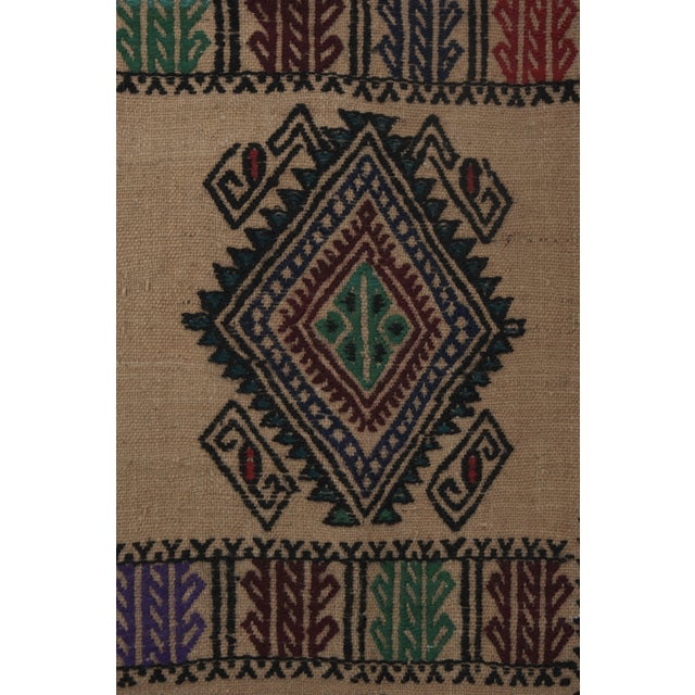 1960s Turkish Camel Kilim Rug For Sale - Image 9 of 13