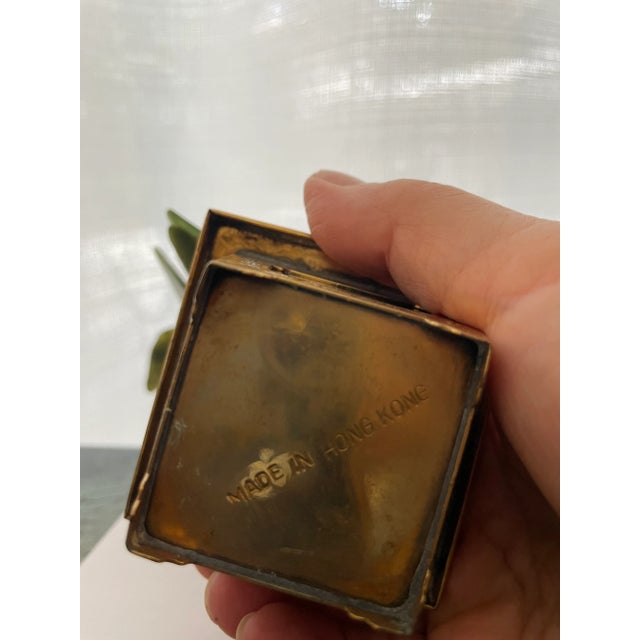 Vintage Miniature Hard Stone Jade Tree For Sale - Image 4 of 12