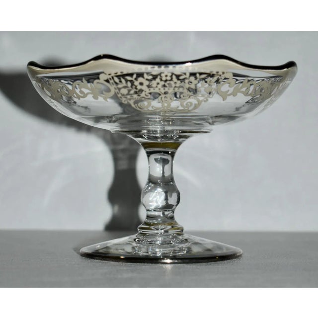 Vintage Petite Art Nouveau Style Compote/Candy Dish For Sale - Image 10 of 13