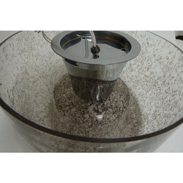 Gray Glass Flush Mount from Esperia, 1970s For Sale - Image 8 of 9