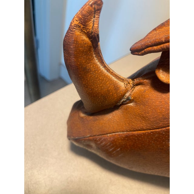 1960s All Leather Abercrombie and Fitch Rhino For Sale - Image 15 of 16