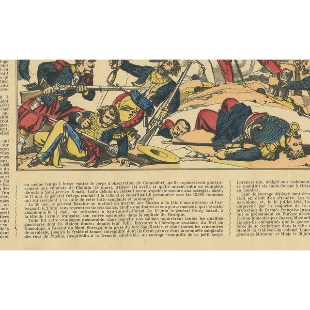 Battle of Puebla, 1863, Paper For Sale - Image 10 of 12