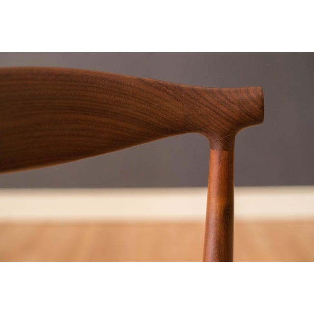 Vintage Set of Six Sculptural Solid Teak Danish Dining Chairs by Vamo Sønderborg For Sale - Image 18 of 18