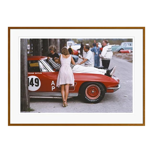 Contemporary Bahamas Speed Week 1963 by Slim Aarons Brown Framed C-Print For Sale