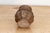 Brown Deep Brown Carved Bulbous Marble Vase For Sale - Image 8 of 9