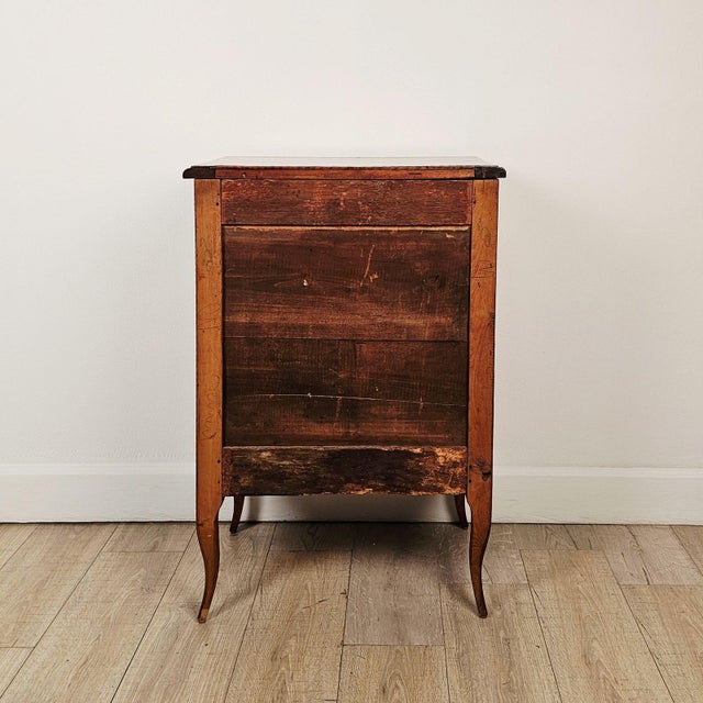 19th Century Small French Walnut Jelly Cabinet, Louis XV Provincial Style, 19th Century For Sale - Image 5 of 10