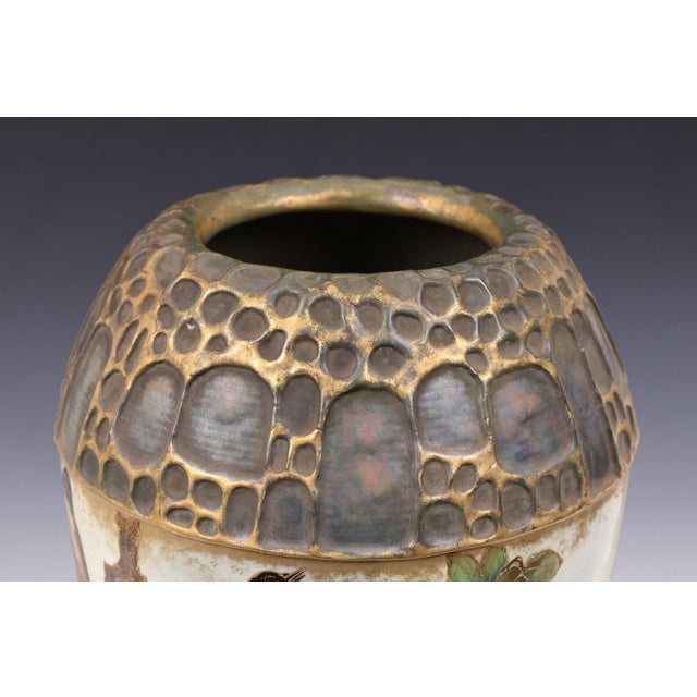 19th Century Large Antique Ceramic Amphora Vase For Sale - Image 5 of 10