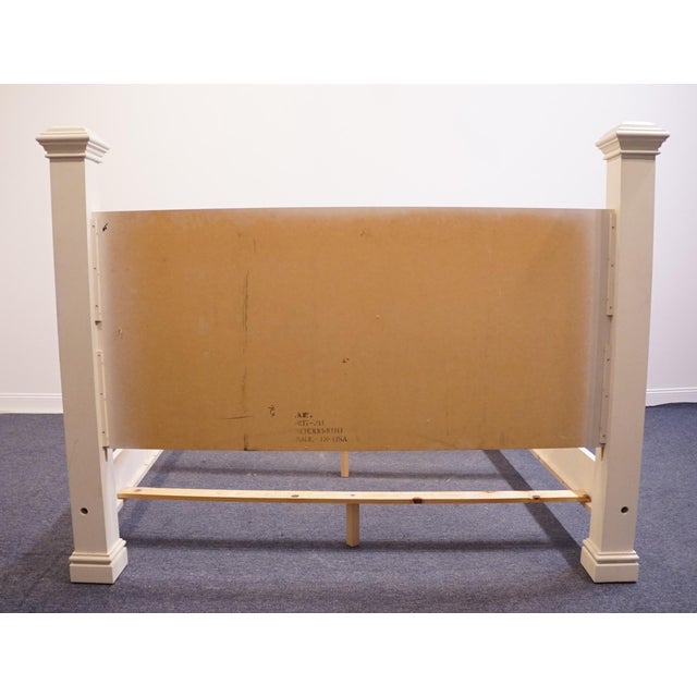 Altavista Lane Melrose Collection Contemporary Neoclassical Revival Off White King Size Bed 497-28 For Sale In Kansas City - Image 6 of 10