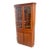 Danish Mid Century Modern Teak Corner Bookcase / China Cabinet by Skovby, Made in Denmark Circa 1970s For Sale