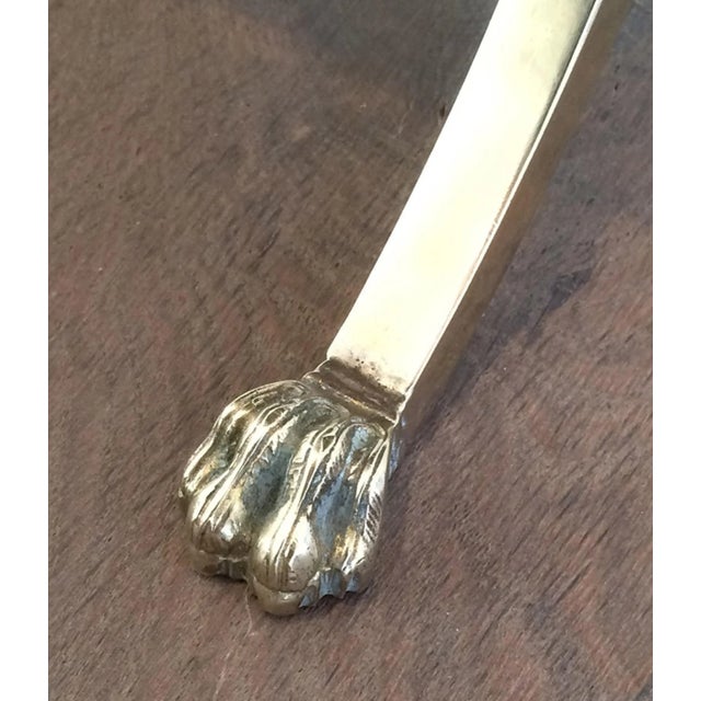 French Maison Jansen, Magazine Rack with Claw Feet, Circa 1940 For Sale - Image 3 of 13