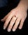 14k Gold Pink Tourmaline and Diamond Ring, Size 7.75 For Sale - Image 4 of 4