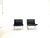 Ludwig Mies van der Rohe Leather Barcelona Chairs by Ludwig Mies van der Rohe for Knoll Inc., Set of 2 For Sale - Image 4 of 17
