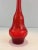 Red Glass Design Bottle, Circa 1970 For Sale - Image 10 of 13