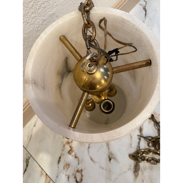 Mid-Century Modern Vintage Hanging Lamp Dating 20th Mid-Century For Sale - Image 3 of 7