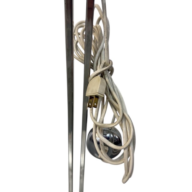 Chrome Mid-Century Italian Modern Goffredo Reggiani Chrome Floor Lamp For Sale - Image 8 of 10