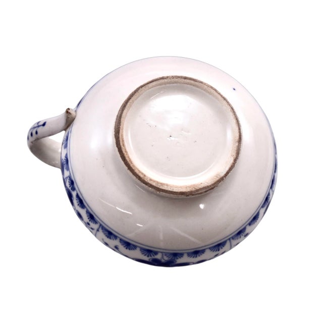 Blue & White Cream Pitcher For Sale In Chicago - Image 6 of 6