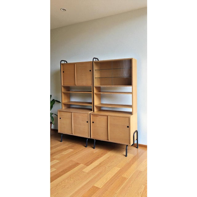 Bookcase by Robert Charroy for Mobilor, 1950s For Sale - Image 12 of 15