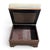 Early-to-Mid 20th Century Upholstered Wood Storage Ottoman With Hinged Lid For Sale - Image 4 of 17