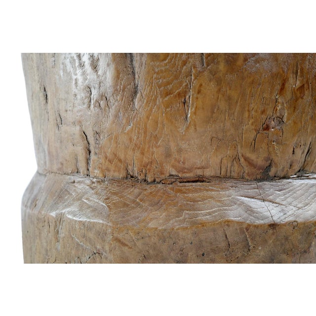 Wood Vintage Javanese Wood Bowl For Sale - Image 7 of 8