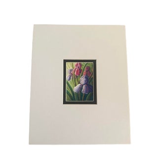 Garden in a Dream – Original Floral Art Trading Card by Sue L. Hardner, 2008 For Sale
