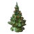 1970s Atlantic Mold Handmade Illuminated Ceramic Christmas Tree For Sale