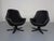 Leather Swivel Chair by H. W. Klein for Bramin, Denmark, 1970s For Sale - Image 11 of 13