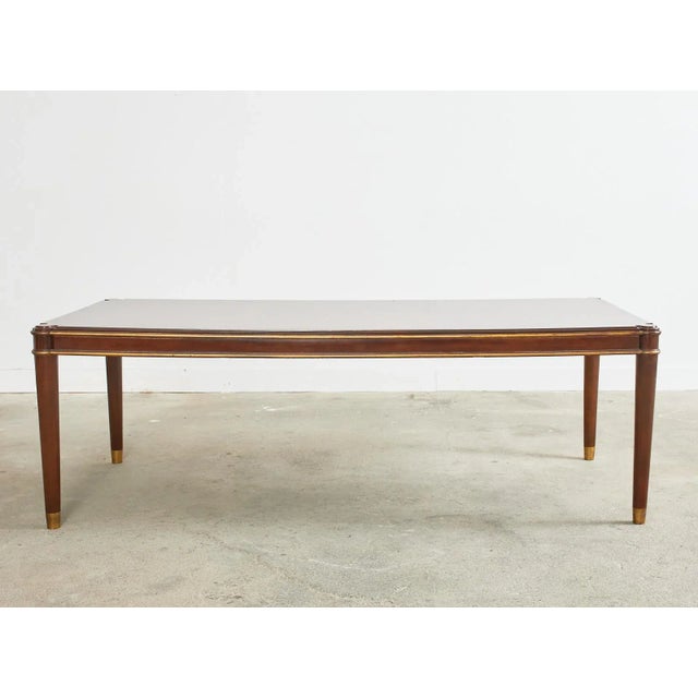 Jules Leleu Attributed French Art Deco Dining Writing Table For Sale - Image 12 of 13