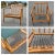 Wood Pair of Rail-Back Lounge Chairs in the Style of Viko Baumritter | Mid Century Modern For Sale - Image 7 of 13