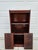 1940s Antique Mahogany Open Bookcase - Adjustable Shelves For Sale - Image 5 of 18