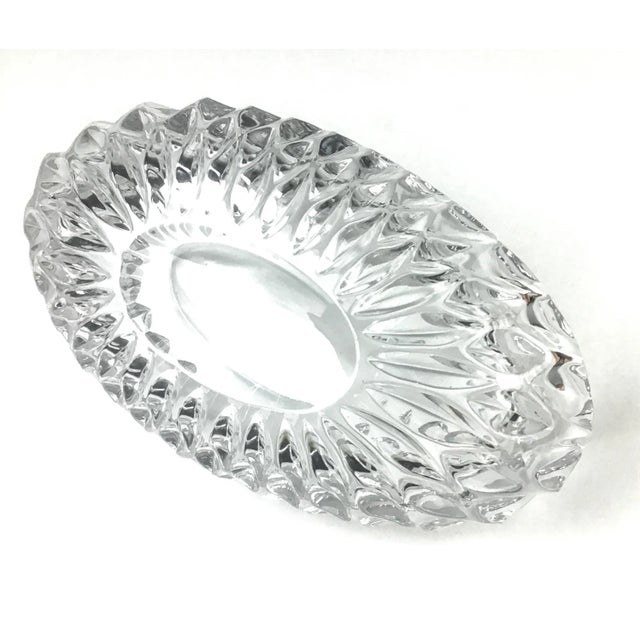 Art Deco Clear Crystal Carved Vessel/Bowl for Plants, Flowers or Fruit For Sale - Image 3 of 13