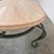 Vintage Pink Marble and Green Wrought Iron Coffee Table, 1970s For Sale - Image 9 of 12