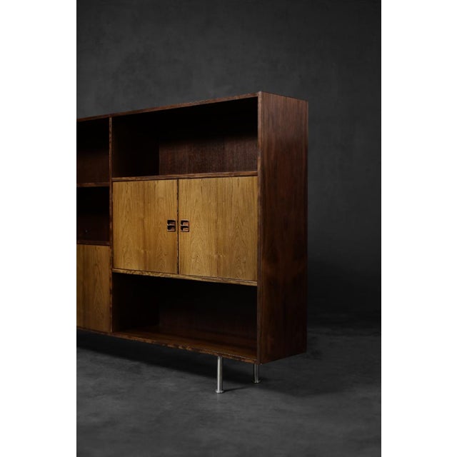 Mid-Century Scandinavian Modern Rosewood Highboard with Bar by Æ. Jensen & T. Mølholm for Herning, 1960s For Sale - Image 10 of 18