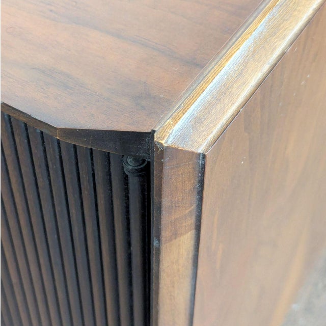 Wood Vintage Lane Two Door Cabinet For Sale - Image 7 of 9