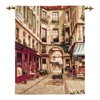 Promenade Loom Woven Tapestry - 132 X 102 Cm (4'4" X 3'4") - Requires Rod Size 3 For Sale