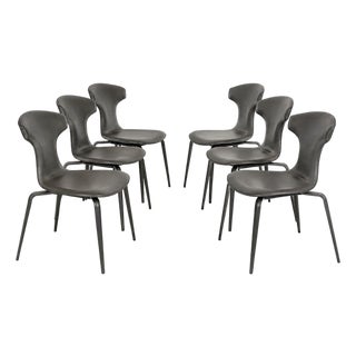 Poltrona Frau Dining Chairs, Set of 6 For Sale