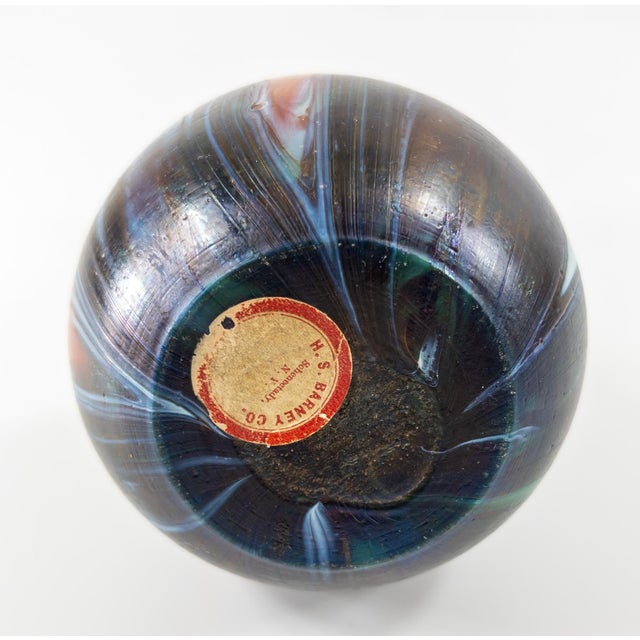 Early 20th Century Bohemian Loetz Style Art Glass Vase For Sale - Image 10 of 10