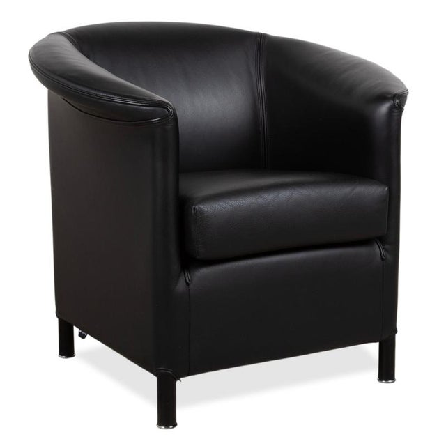 Aura Leather Chair by Paolo Piva for Wittmann For Sale - Image 13 of 13