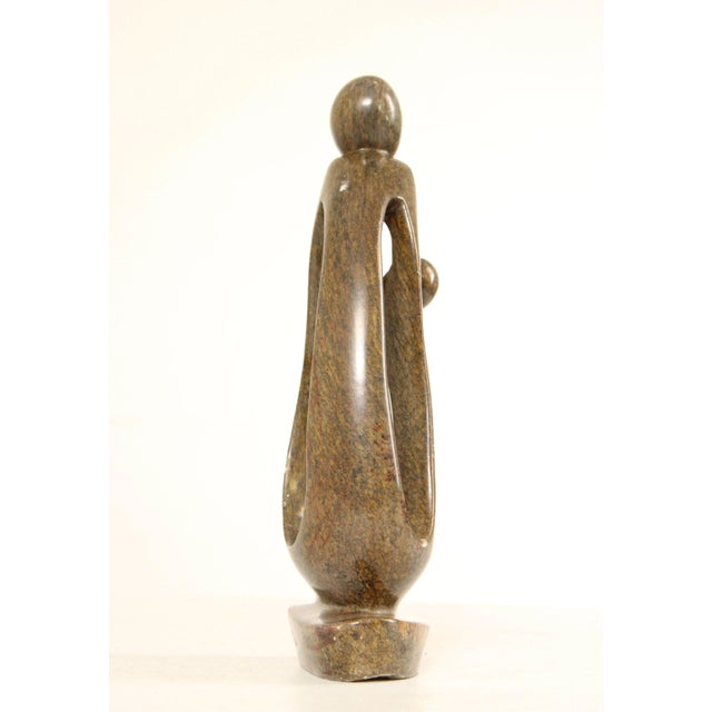 Mid 20th Century Mid 20th Century Abstract Figural Family Shona Carved Stone Sculpture For Sale - Image 5 of 13