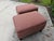 Red Vintage English Style Upholstered Ottomans With Spiral Turned Legs by O. Henry House, a Pair For Sale - Image 8 of 12