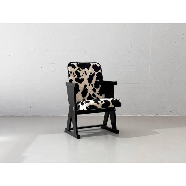 Vitage Cinema Seat with Cowhide Look, 1980s For Sale - Image 11 of 14