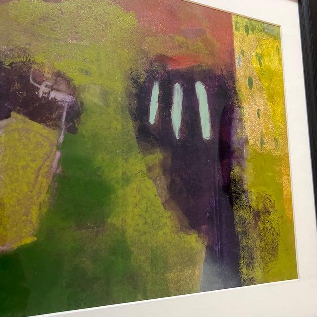 2020s Framed Original Abstract Monotype Print For Sale - Image 5 of 10