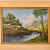 Vintage Italian Landscape Oil Painting Signed Moretti For Sale - Image 4 of 12