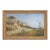 Antique Naples Oil Painting on Canvas Italian Coastal Landscape For Sale