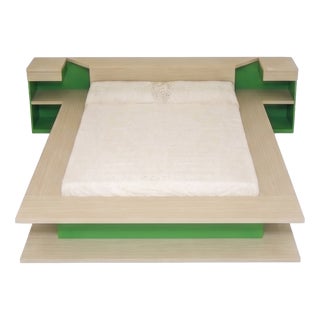 Geometric Double Bed by Dario Nasuti For Sale