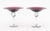 Glass Amethyst Glass Tazzas, 3 For Sale - Image 7 of 11