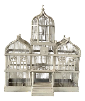 Vintage White Aviary, 1900s